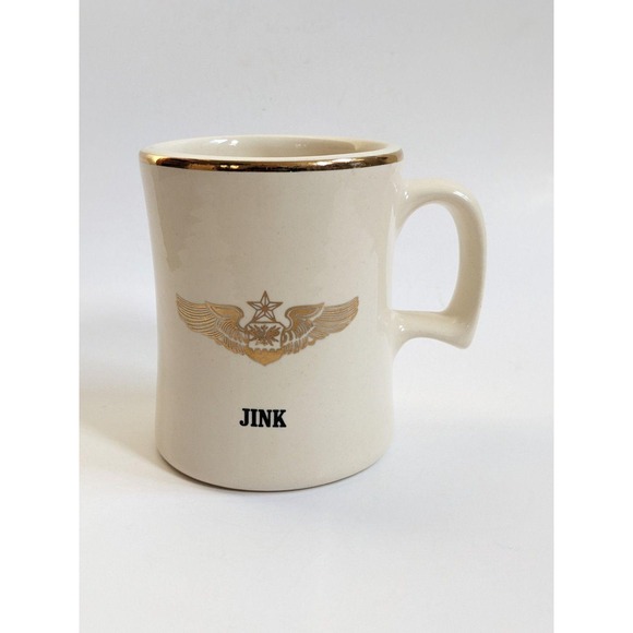ATC West Colt California Aviation Mug USAF Pilot Wings Military Service Co. VTG - Picture 4 of 10